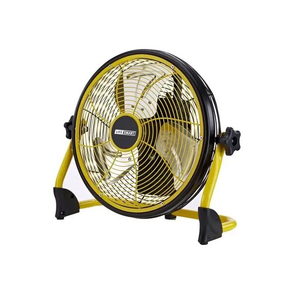 VENTILADOR RECARGABLE LIFESMART AMARILLO 12″-CARIBE